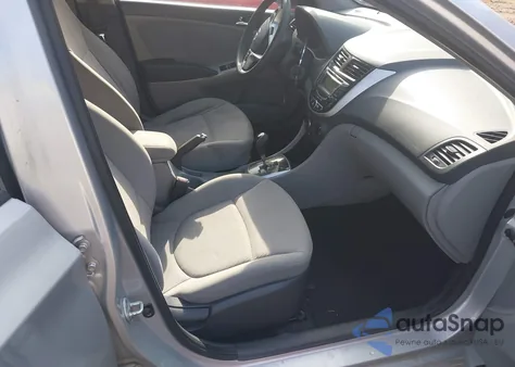 2012 Hyundai Accent Gls z USA, uszkodzony, nr VIN KMHCU4AE5CU120596